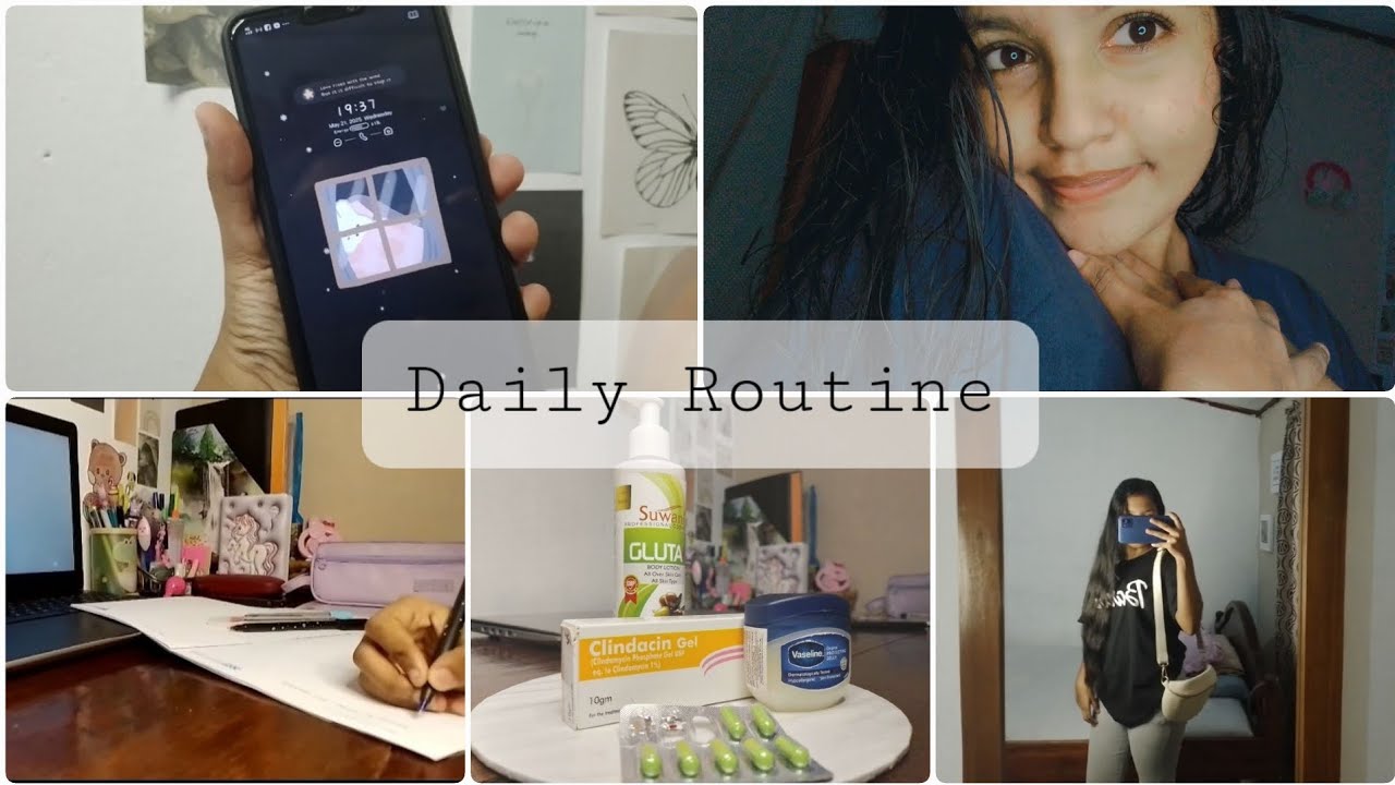 Daily Routine👀🍲🍀|Skin care|Hair Care|Cooking|#study #srilanka #vlog