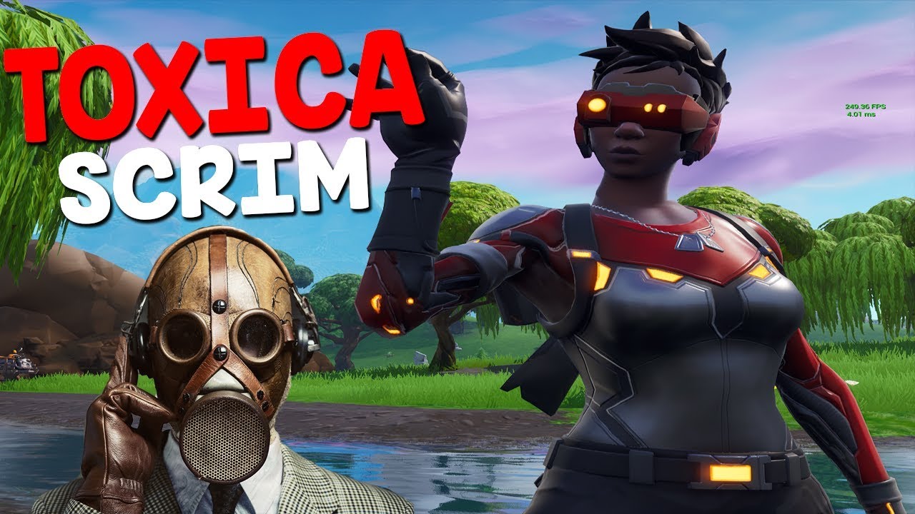 Siendo TOXICO mientras jugamos una scrim PRO de Fortnite..