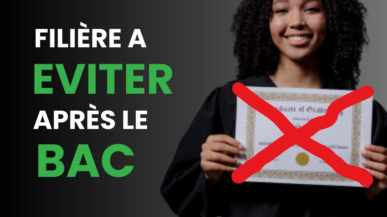 Top 10 des filières à éviter après le bac.