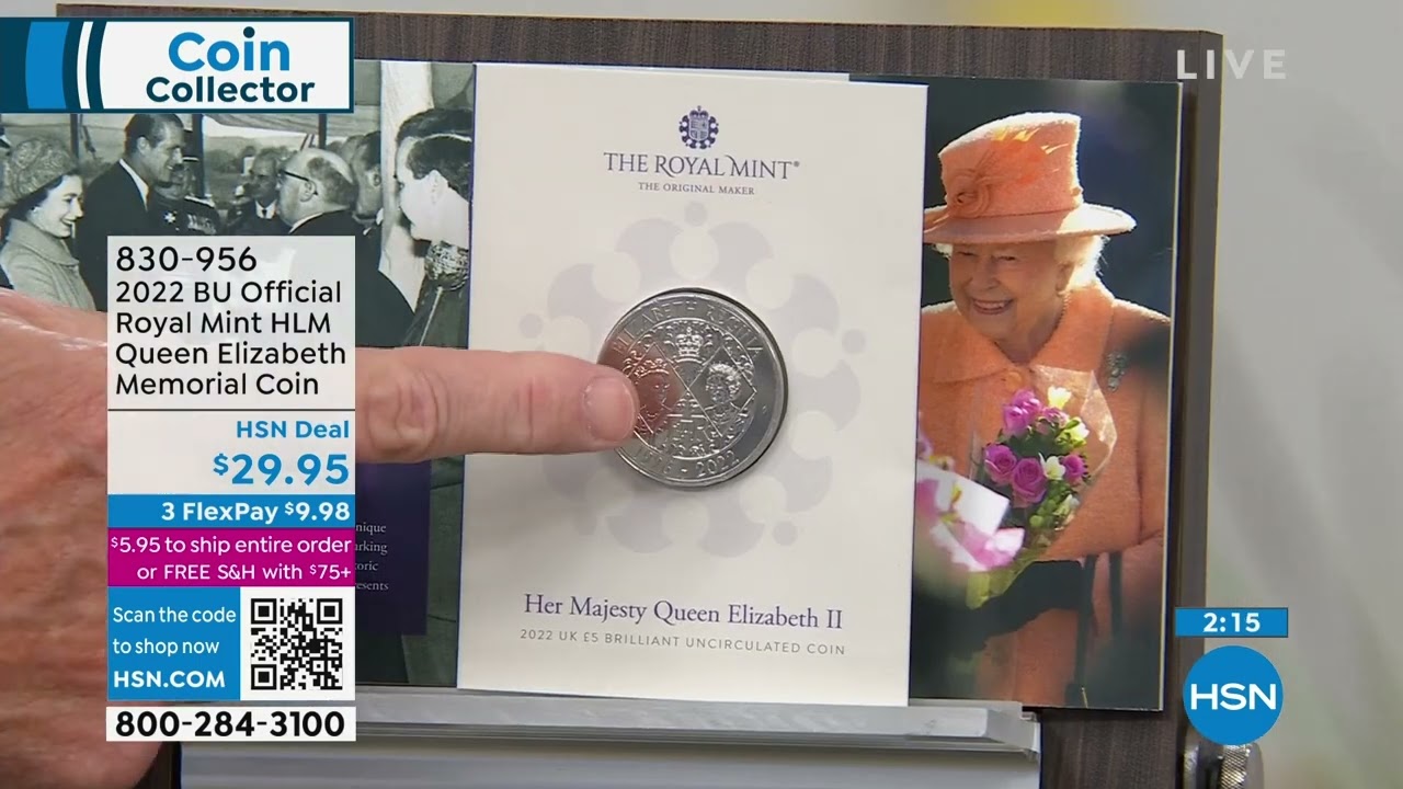 2022 BU Official Royal Mint HLM Queen Elizabeth Memorial...