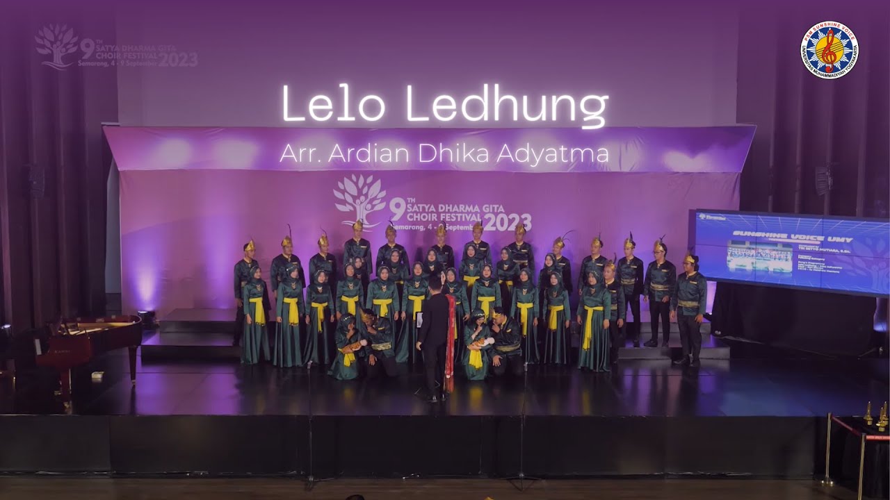 PSM Sunshine Voice UMY - Lelo Ledhung (Arr. Ardian Dhika Adyatma) | 9th SDGCF 2023