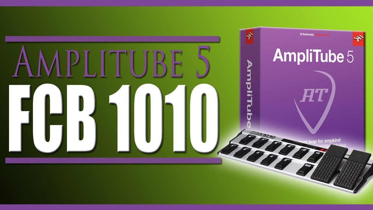 Cómo controlar Amplitube 5 con el controlador de pie midi Behringer FCB 1010 original (paso a paso)