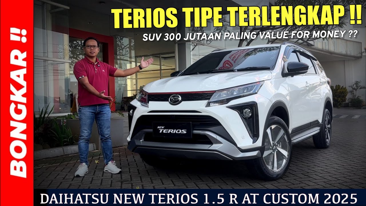 Bongkar !! DAIHATSU NEW TERIOS 1.5 R AT CUSTOM 2025 || REVIEW EXTERIOR & INTERIOR TERBARU