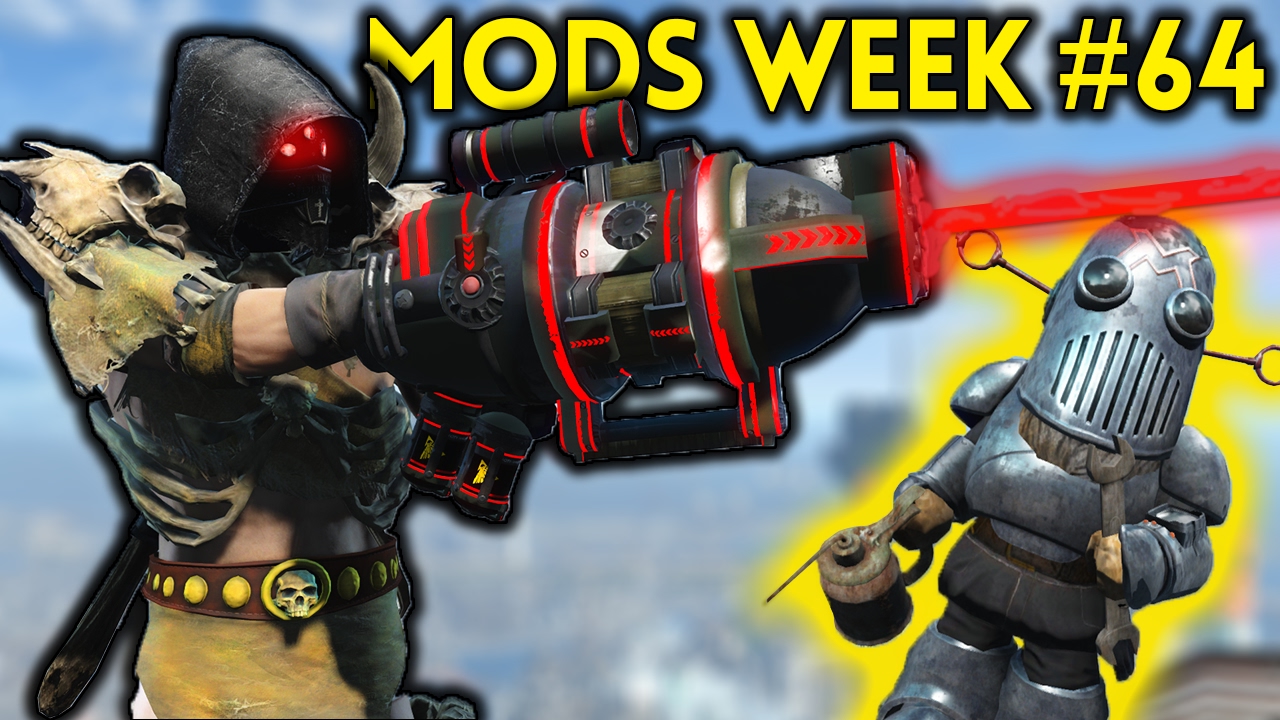 Fallout 4 TOP 5 MODS (PC & XBOX) Week #64 - ARM LASER, BREACHING, AK74M, WESTWORLD