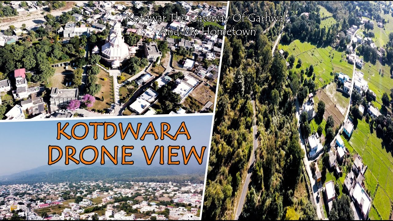 Kotdwar Drone Shot| Drone View of Kotdwar| Kotdwara Arial view