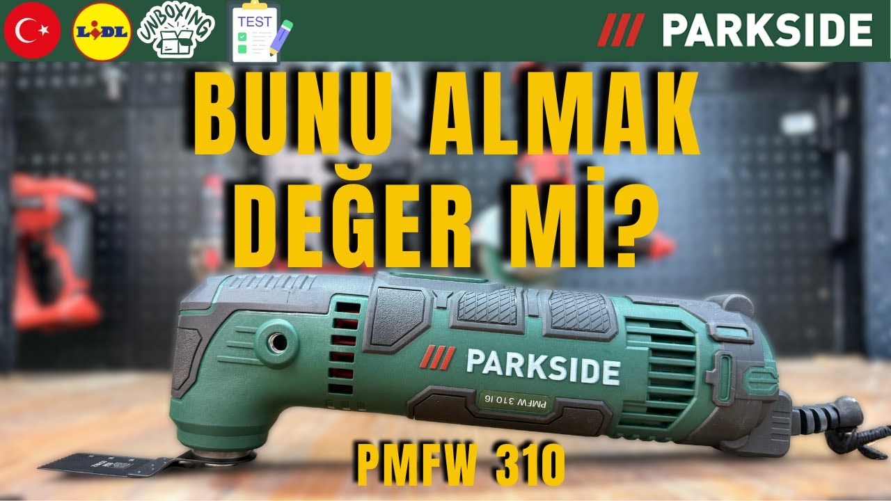 &Ccedil;OK AMA&Ccedil;LI EL ALETI SETI Parkside PMFW 310 I6 T&Uuml;RK&Ccedil;E TURKISH LIDL