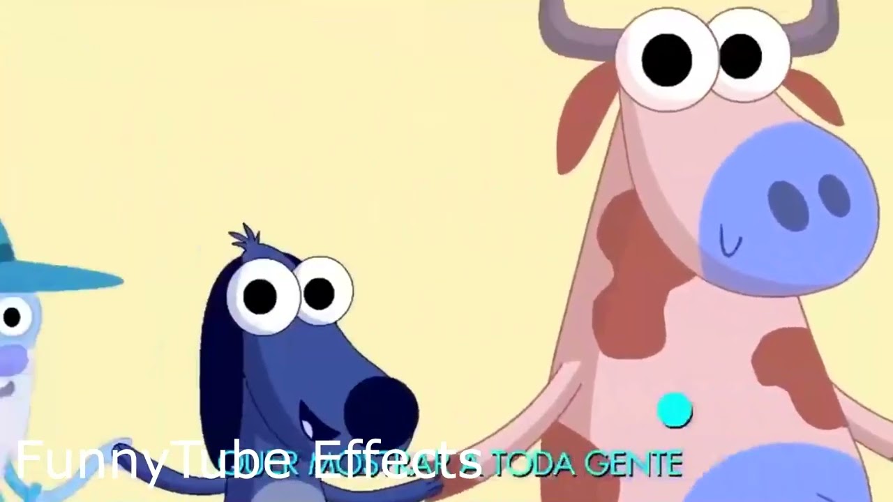 BOB ZOOM Boy and cow and dog Effects Sponsored By Klasky Csupo 2001 Effects Sponsored By Preview 2