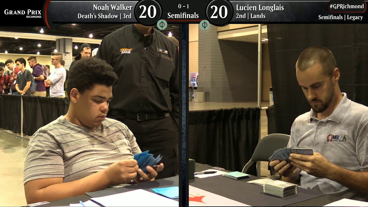 Magic the Gathering GP Richmond 2018 Semifinals Legacy