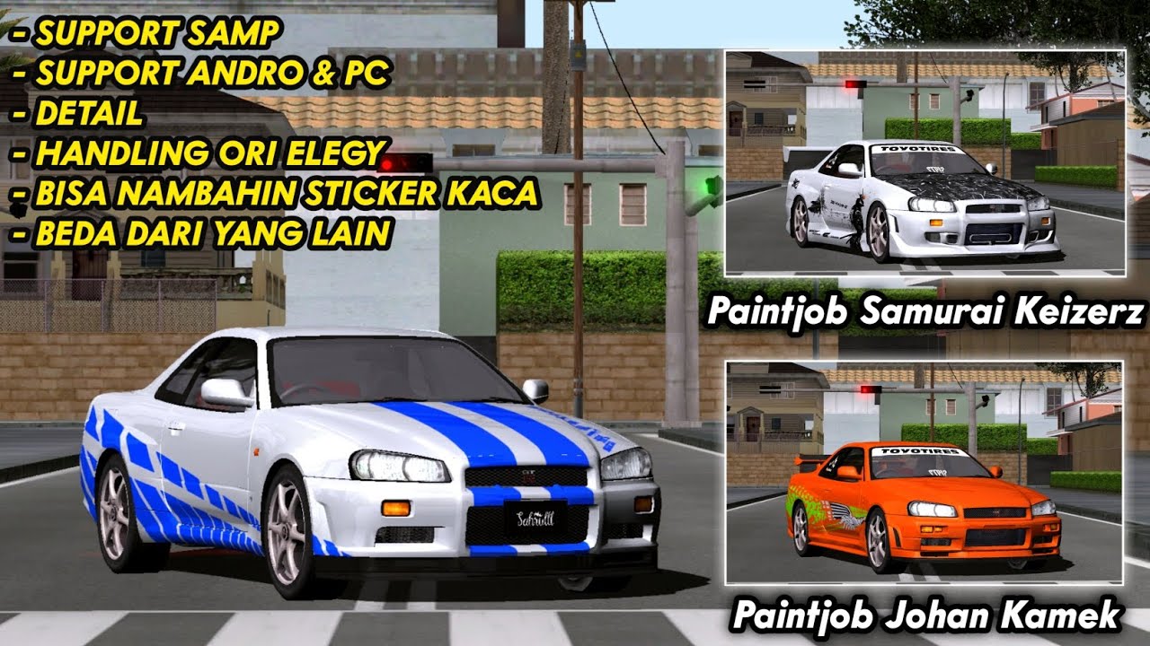 SHARE‼️MOD NISSAN SKYLINE GT-R R34 V-SPEC 1999 TUNABLE - GTA San Andreas