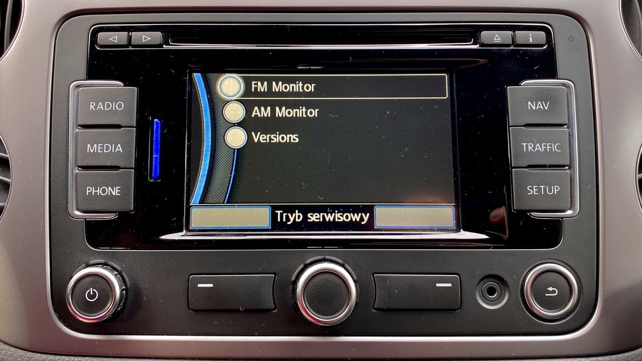 VW RNS-315 service mode hidden menu