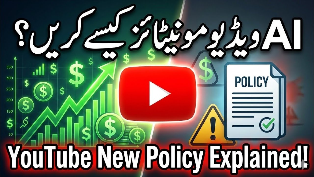 AI Videos Monetize Kaise Kare? YouTube New Policy Explained!