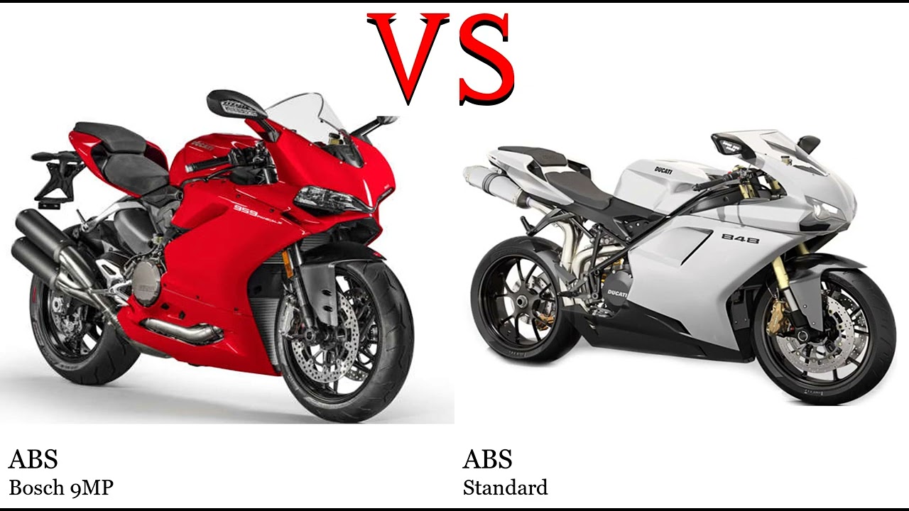 Ducati 959 Panigale vs Ducati 848 Test specification comparison