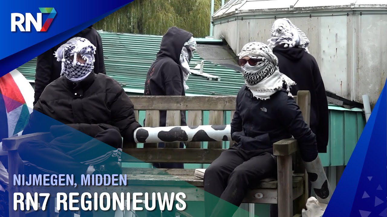 Studenten bezetten faculteit Radboud Universiteit  ||  RN7 REGIONIEUWS