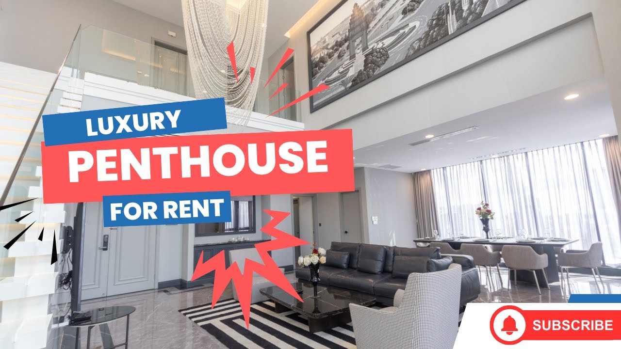 N4125168 - Luxury 4 Bedroom Penthouse For Rent in BKK1