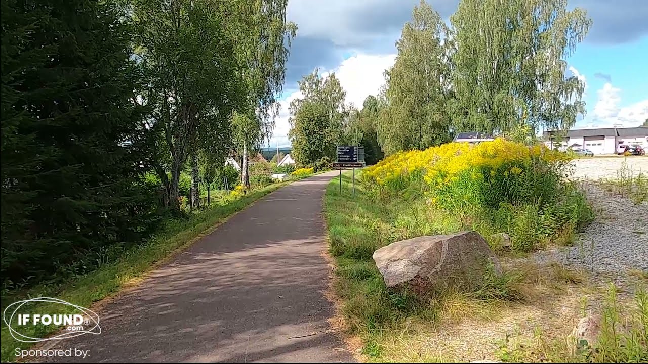 Cycle Track, Uddeholm, Hagfors Kommun to Karlstad, Värmland, Sweden.
