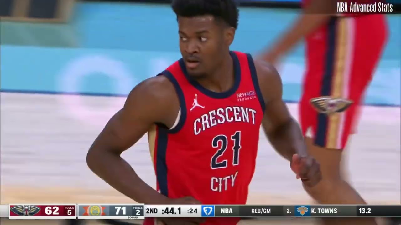 Yves Missi - 18pts 14reb 2blk (Dec. 8th 2024)