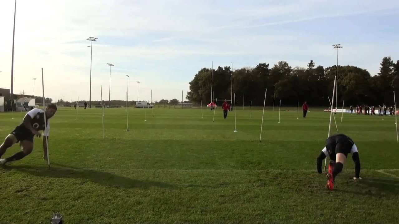 Fitness testing with England Rugby