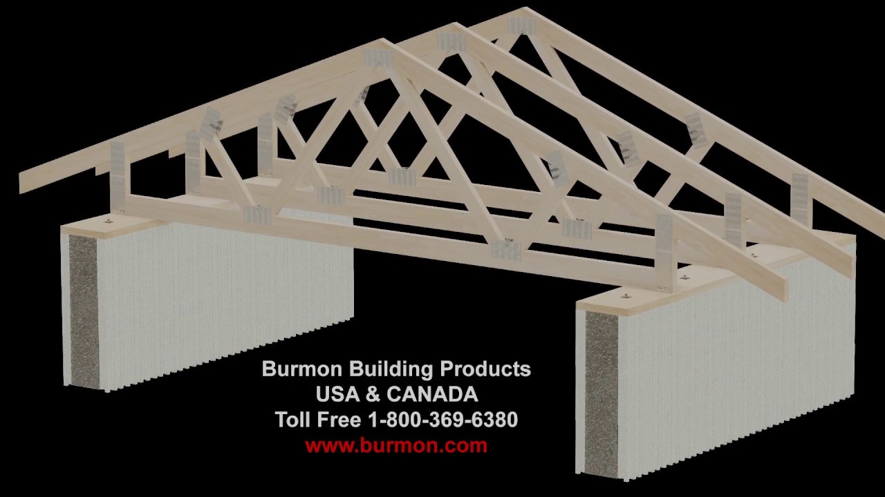 Heel Roof Truss Connection to Sill Plate