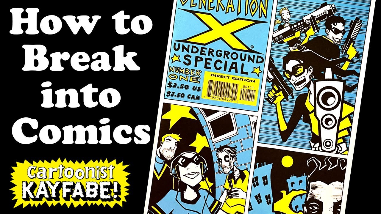 HOW TO Break Into Comics -- From Art Student to Writing and Drawing an X-Book with Jim Mahfood!?!
