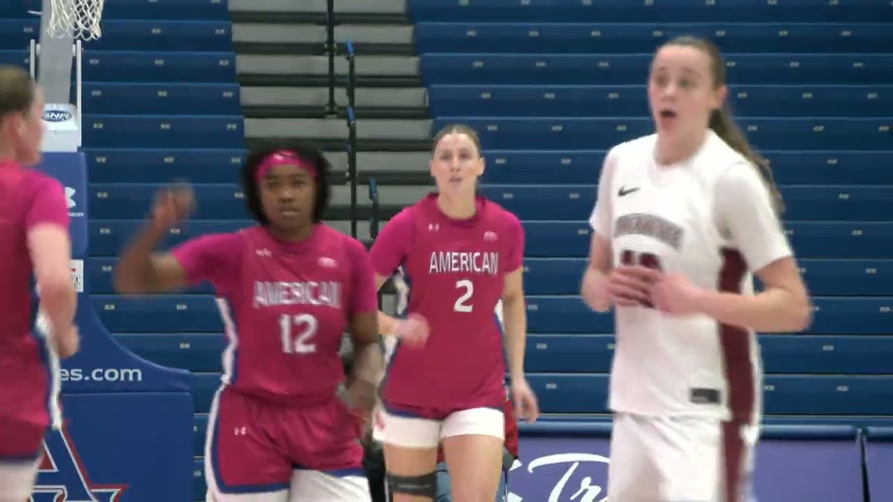 Women's Basketball Highlights: American vs Lafayette