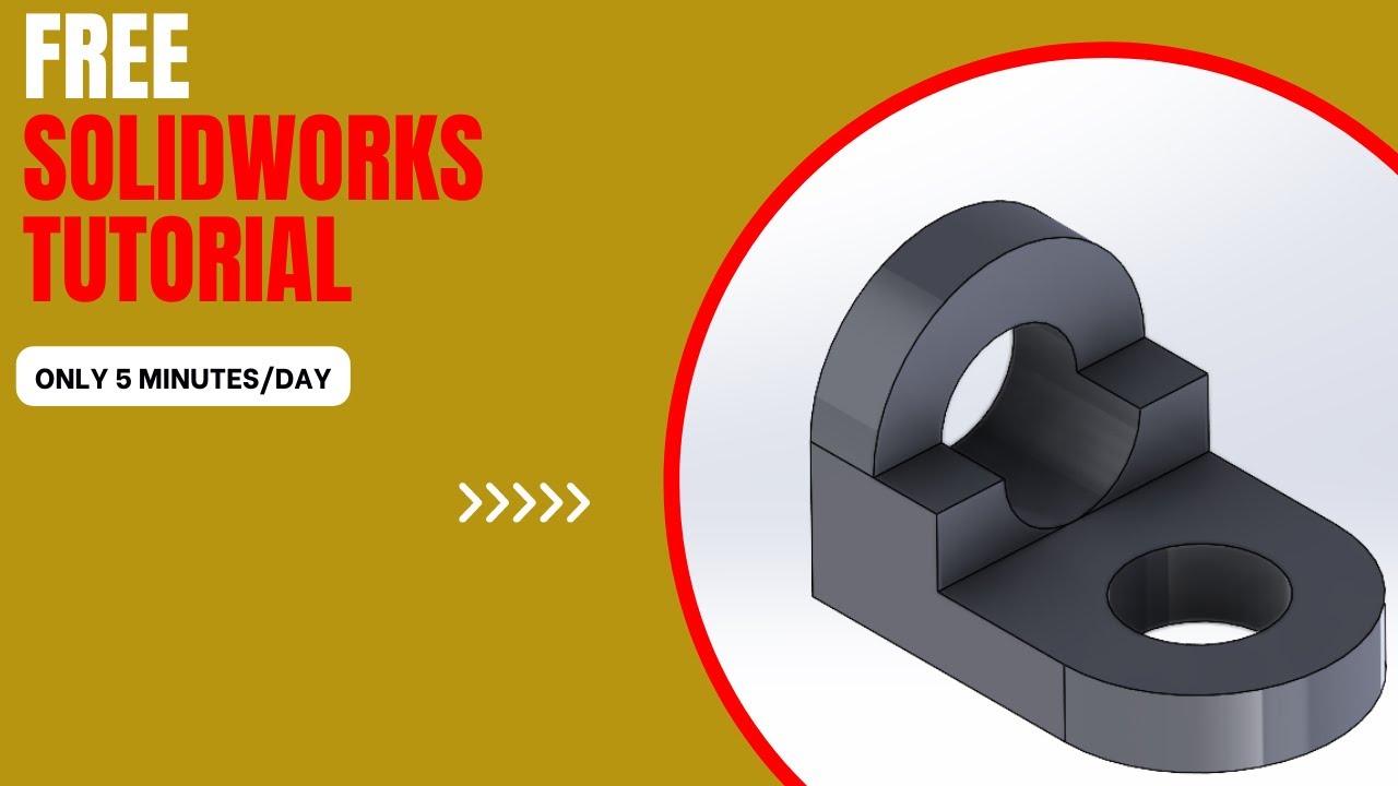Solidworks Tutorial From ZERO (Lesson8) 👀 #creative #solidworks #learning