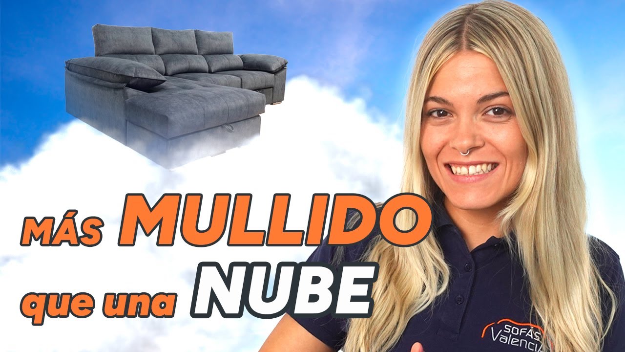 🛋️ Sof&aacute; Denia Plus: M&aacute;xima comodidad con asientos muy Mullidos extra&iacute;bles y gran arc&oacute;n