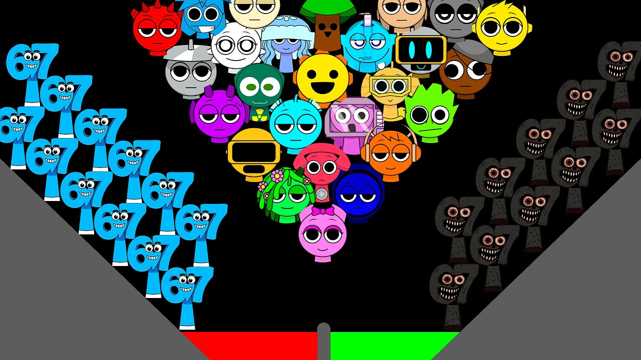 NEW SPRUNKI VS 67 Phase 1 VS 67 Phase 2 (ITALIAN BRAINROT) Marble Race Tournament in Algodoo!