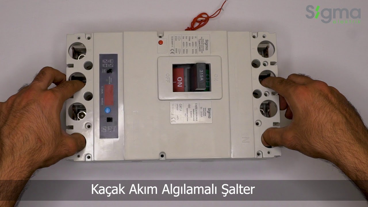 Kaçak Akım Algılamalı Şalterlere Açtırma Bobini Takılması