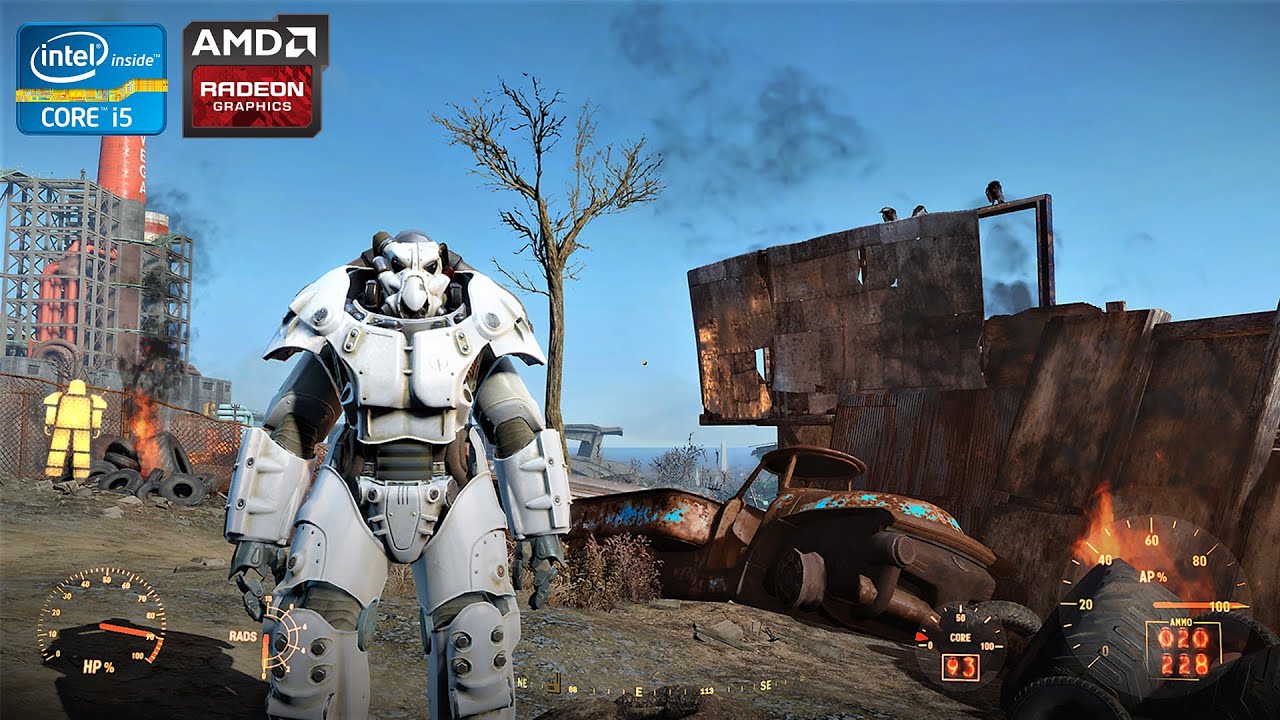 Fallout 4 [ Intel i5-4460 ✪ AMD RX 550 ]