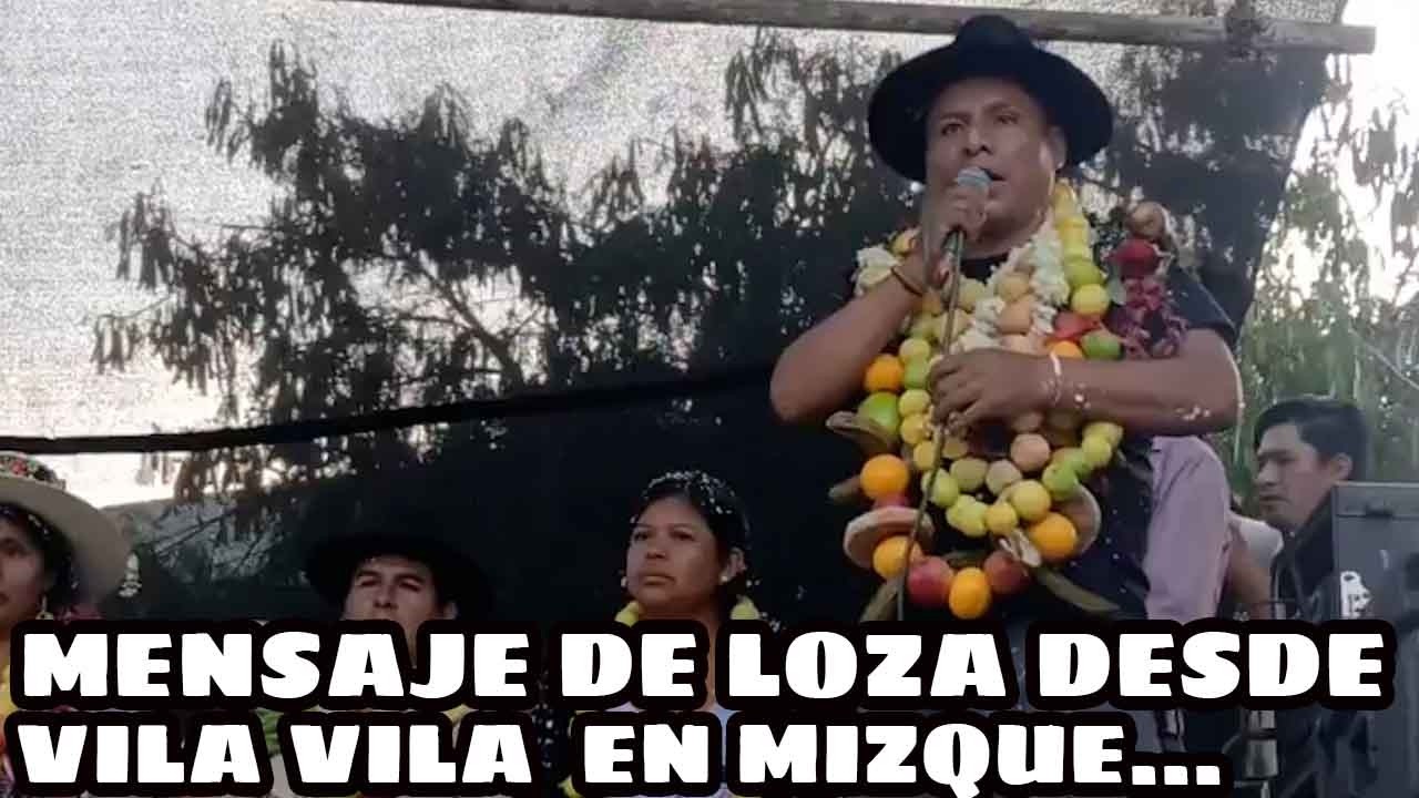 LEONARDO LOZA DIO MENSAJE DESDE LA CONCENTRACIÓN EN VILA VILA MUNICIPIO DE MIZQUE..