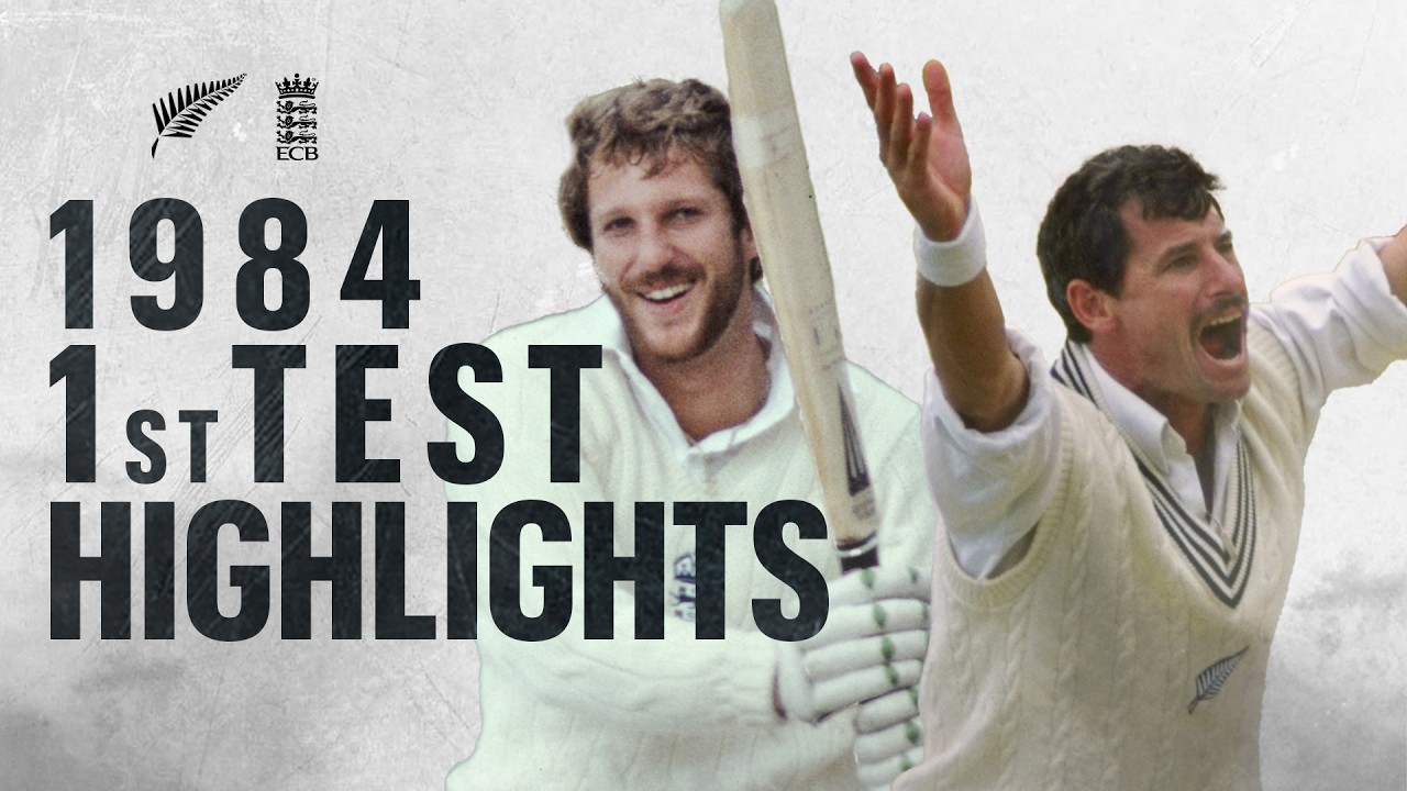 Botham vs Hadlee  📺 Retro Highlights | 1984 New Zealand v England 1st Test