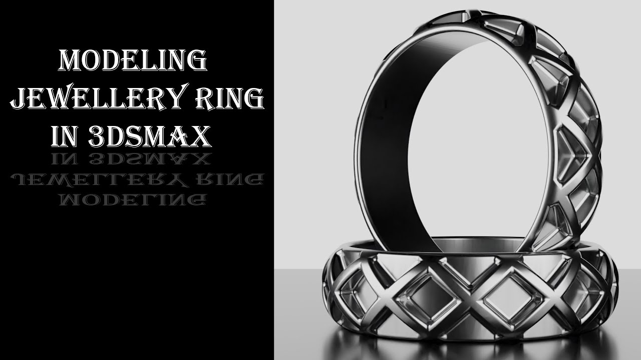 Jewellery Ring 016 Modeling in 3dsMax/Xaqani Ahmedov