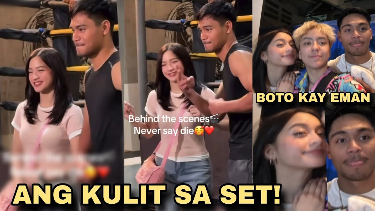 KAPATID NI JILLIAN WARD BOTO KAY EMMAN BACOSA PACQUAIO / KILIG SA SET ANG JILMAN