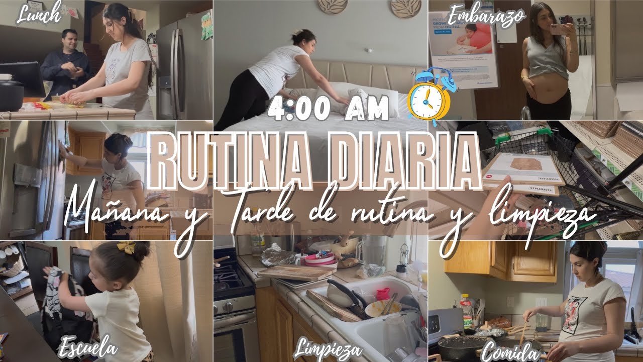 ⏰ RUTINA DE MA&Ntilde;ANA Y TARDE 🌥️ | MAM&Aacute;, ESPOSA & EMBARAZADA 🤰🏻| Morning Routine ☕️