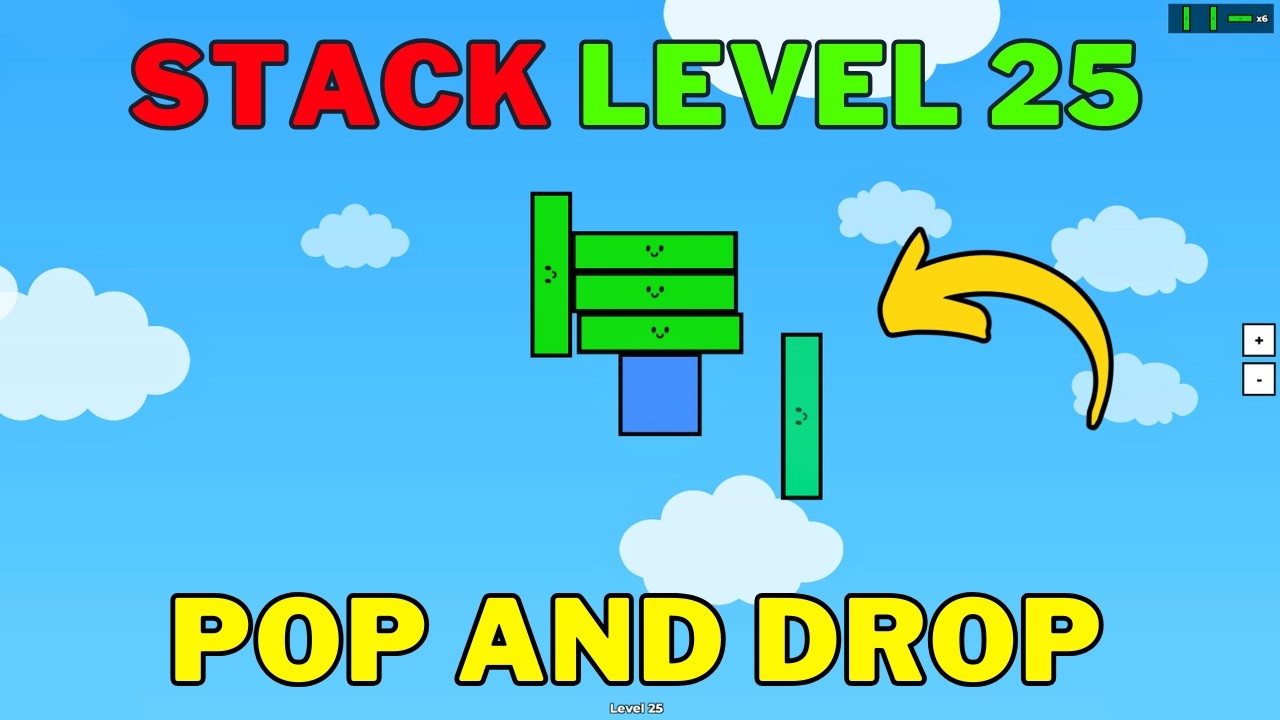 How To Beat Roblox Pop and Drop Stack Pack Level 25 (Full Guide)