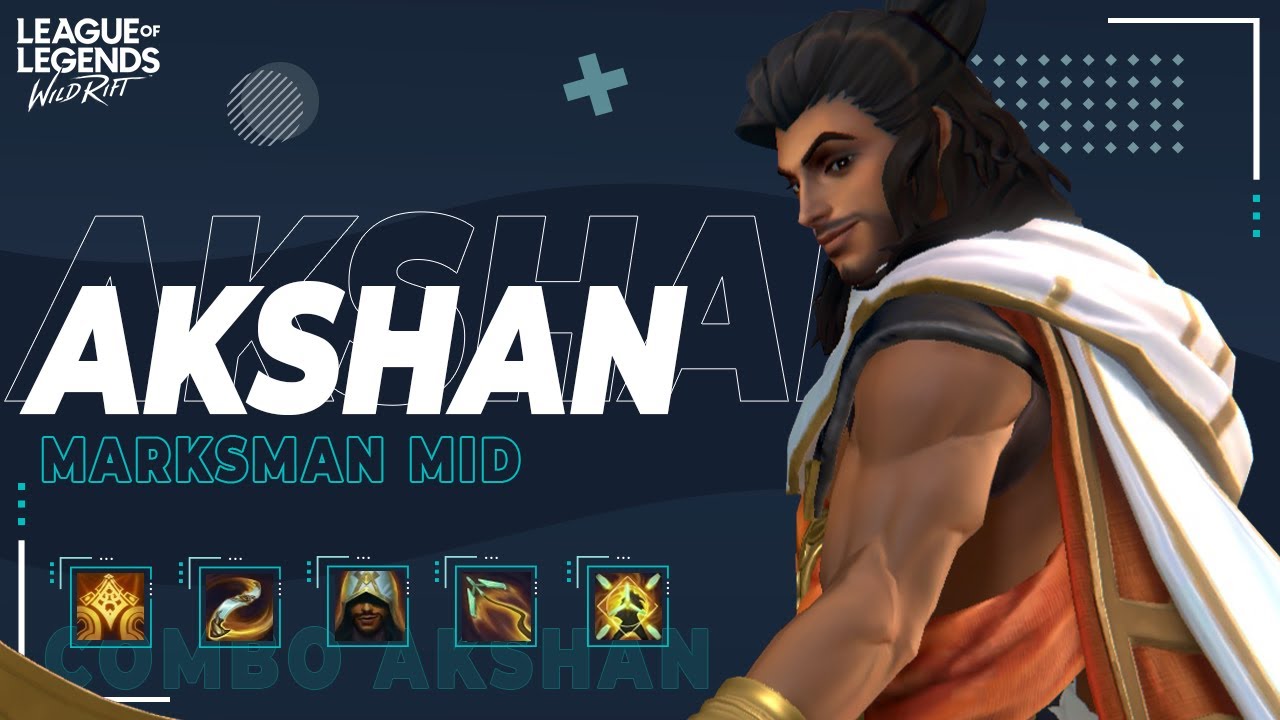 Champion Baru ini Harus di Ban, Penjelasan Skill Akshan - Combo Dasar & Tips Akshan Wild Rift