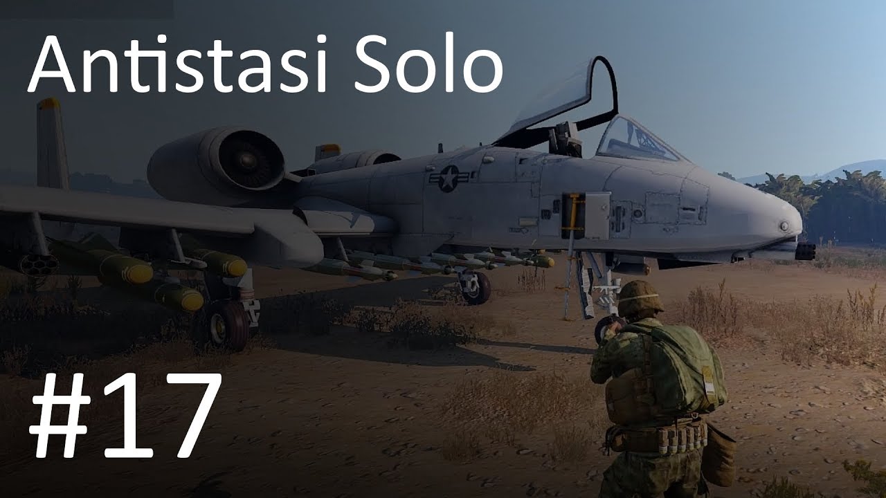 ArmA 3 Antistasi Solo Ep 17- Jets, Bombs, Tanks & Glocks