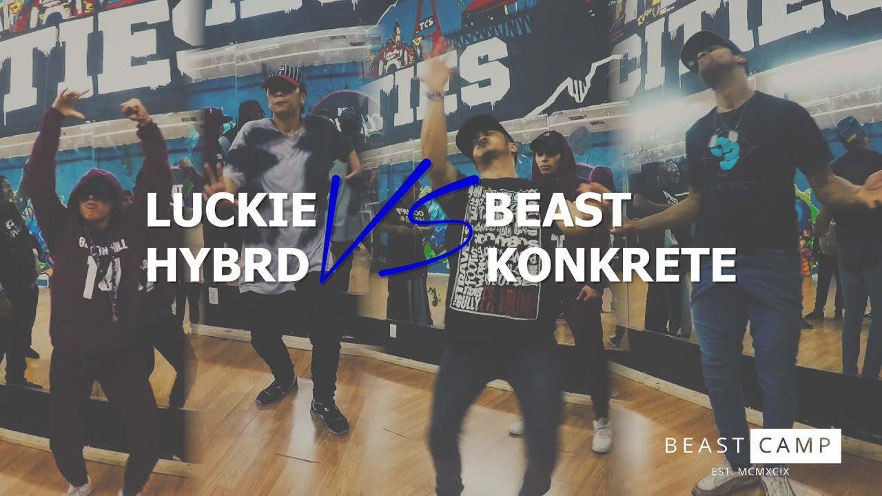 Trnxty and Hybrd vs Beast and Konkrete | The Beast Camp Battle at The Cypher Spot