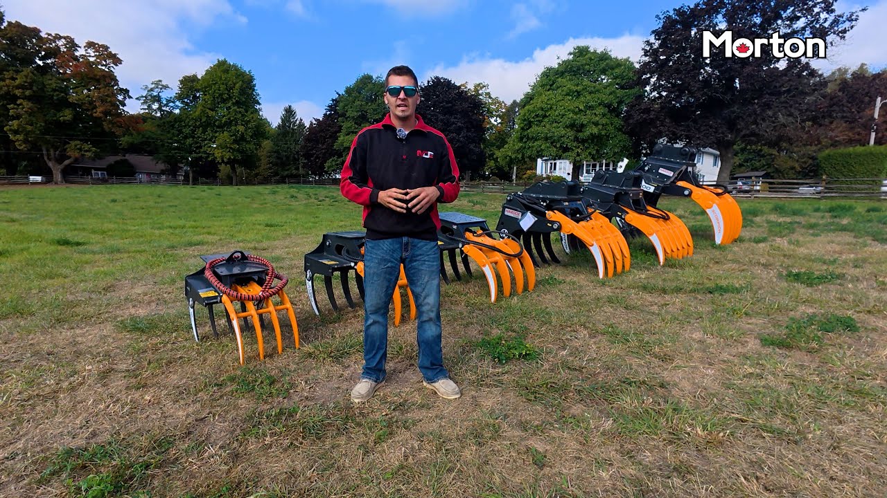 Модельный ряд экскаваторов-грейферов MDE Scorpion | Morton Equipment #сельское хозяйство #строите...