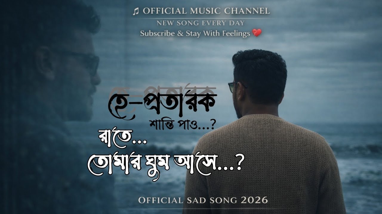 হে প্রতারক — শান্তি পাও..? | He Protarok | Rock Song | Bengali Sad Rock Song 2026 | RsX