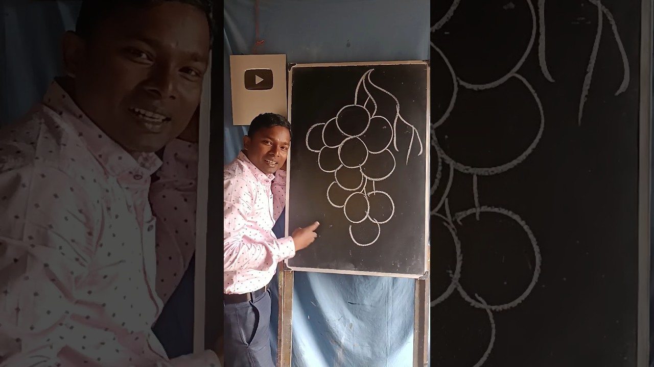 How to draw Grapes for kids #grapes#art#viral#draw#trend#howto#youtubeshorts