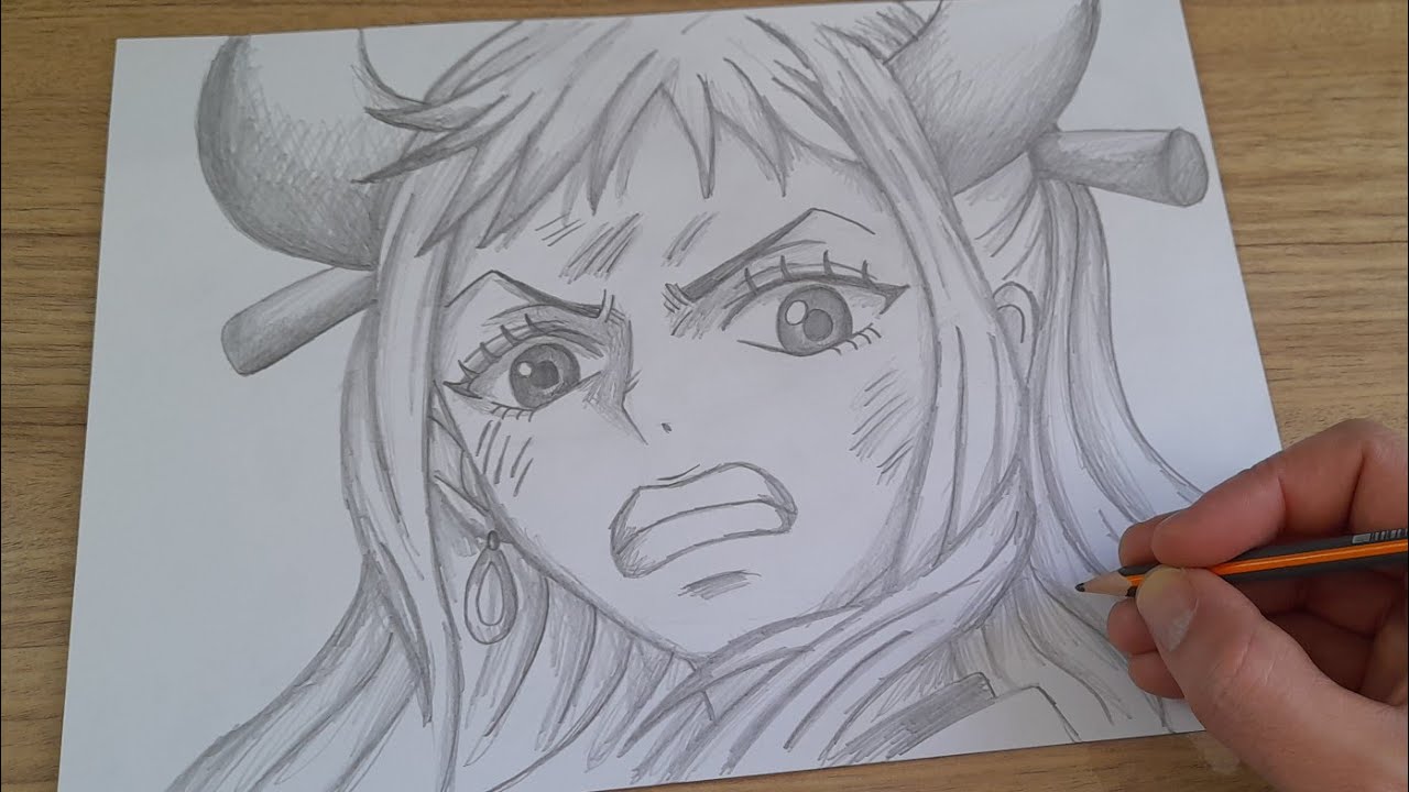 FACIL DE DESENHAR COMO DESENHAR A YAMATO ONE PIECE