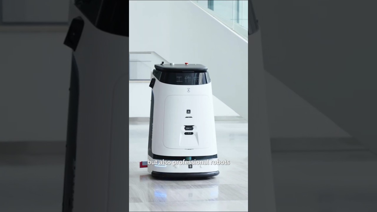 Meet ECOVACS commercial robotic floor scrubber M1 - engineered for massive commercial spaces