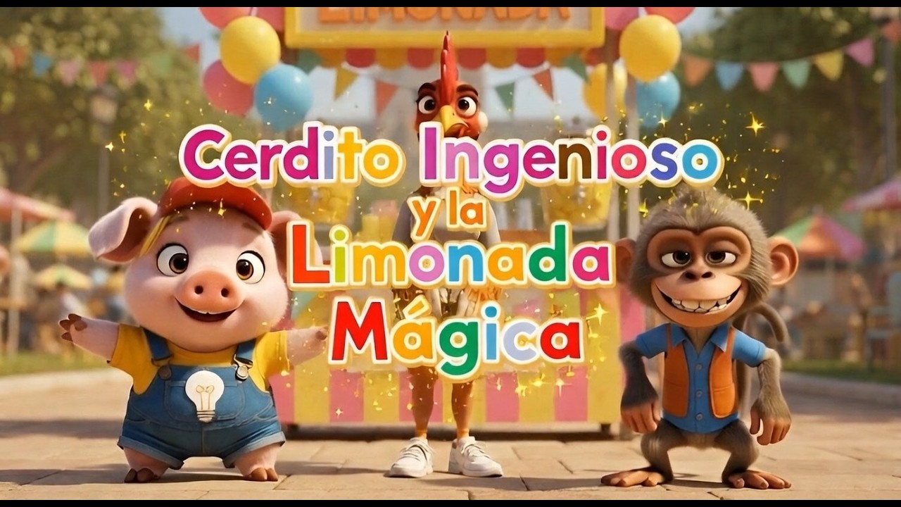 Cerdito Ingenioso y la Limonada Mágica. #Fun #Niños #Niñas #Funny #Divertido #Diversión #viral