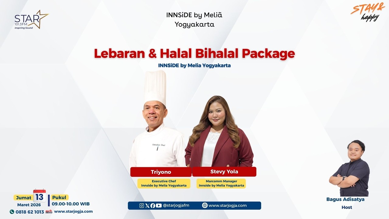 STAY N HAPPY - Lebaran dan Halal Bihalal Package Innside by Melia Yogyakarta