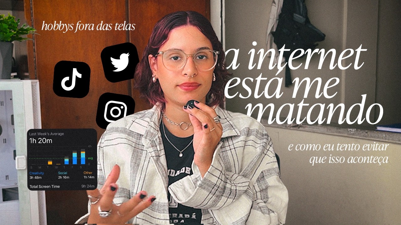 um papo sobre redes sociais e como evito que a internet acabe com a minha cabeça