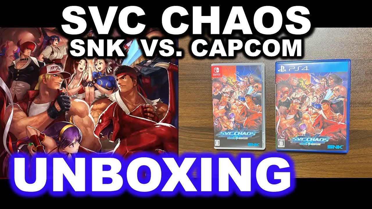 【Japan Exclusive】Unboxing SNK VS. CAPCOM SVC CHAOS for the Nintendo Switch and PS4