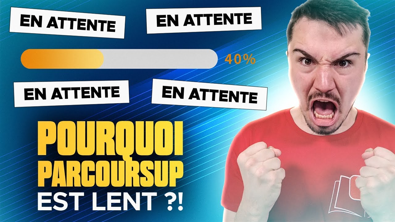 POURQUOI PARCOURSUP EST LENT ? (analyse en 3 minutes)