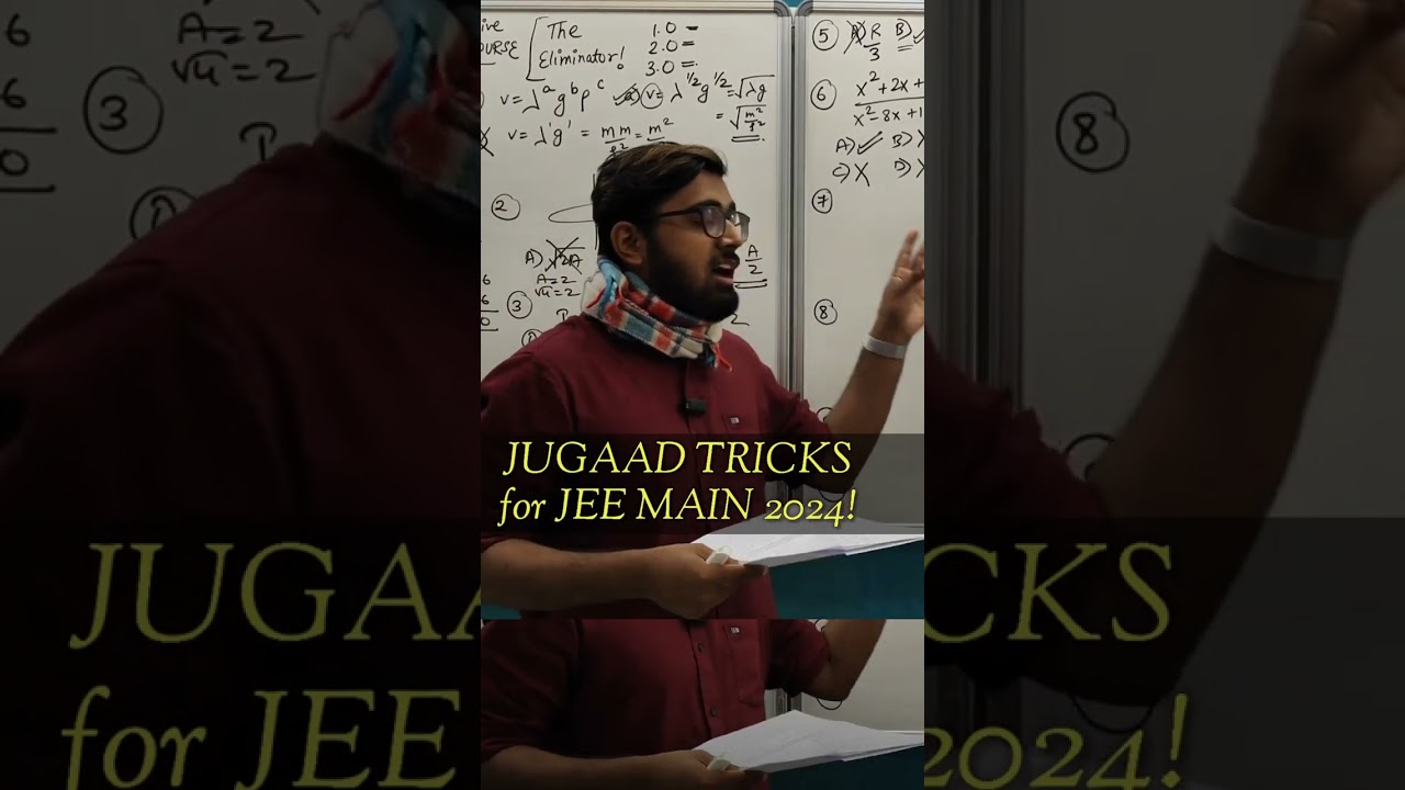 🚀Tukka Tricks for JEE MAIN 2024! Subscribe Now🔥 #arsquad #aayushrathi #tukkatricks