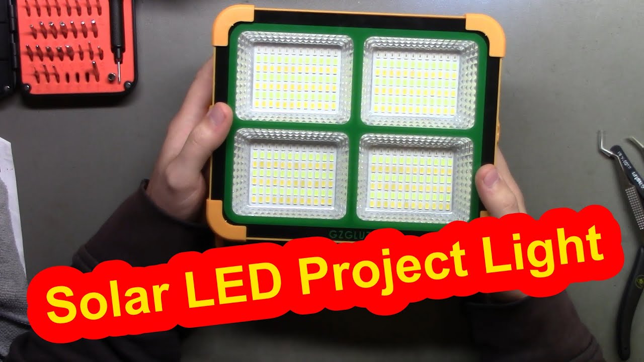 Solar LED Project Light